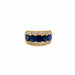 Bague 53 Illario - Natural Sapphire and Diamond Band Ring 58 Facettes