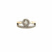 Ring 54 White Gold & Diamond Ring 58 Facettes 41-GS34633