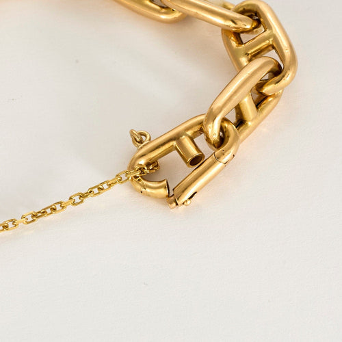 Bracelet Bracelet or jaune maille chaine d'ancre 58 Facettes SAP0311