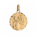 Pendentif Médaille ronde Saint Christophe or jaune 58 Facettes CVP113