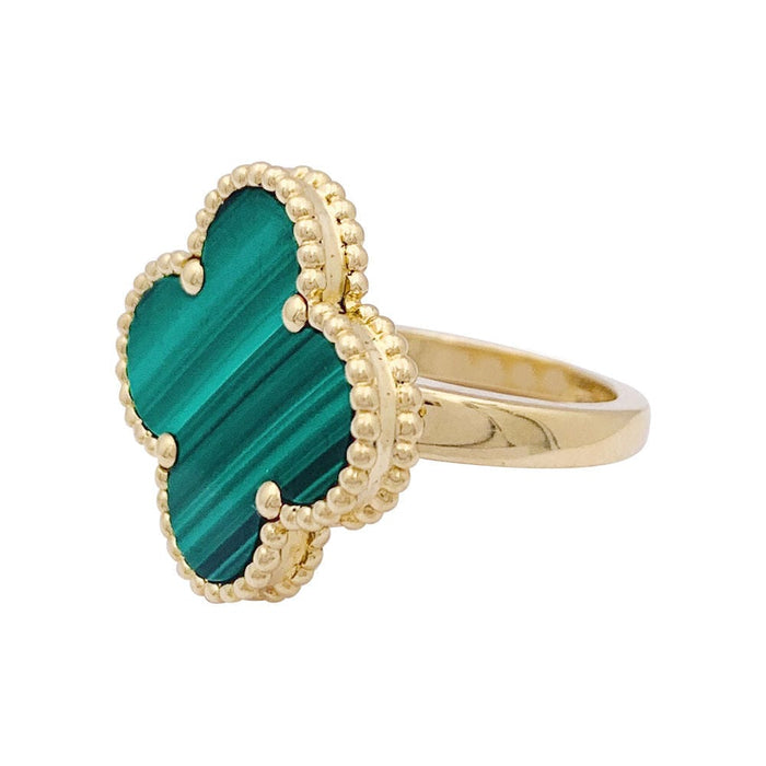 Bague 49 Bague Van Cleef & Arpels "Magic Alhambra" en or jaune, malachite. 58 Facettes 33693