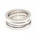 Bague 52 BVLGARI - Bague B.ZERO 1 Or Blanc 58 Facettes D361900SO