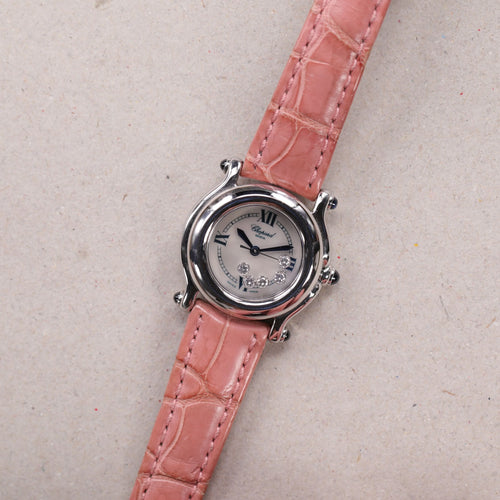 Montre CHOPARD - Montre Happy Sport Diamant – 27/8245-23 58 Facettes 811-24344