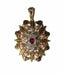 Broche Pendentif Broche Napoléon III trois ors diamants grenat 58 Facettes 571