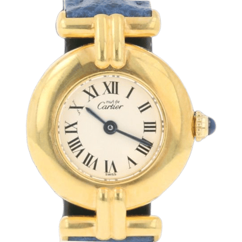 Montre Cartier Montre Colisée Must De Cartier Vermeil 58 Facettes MT44866