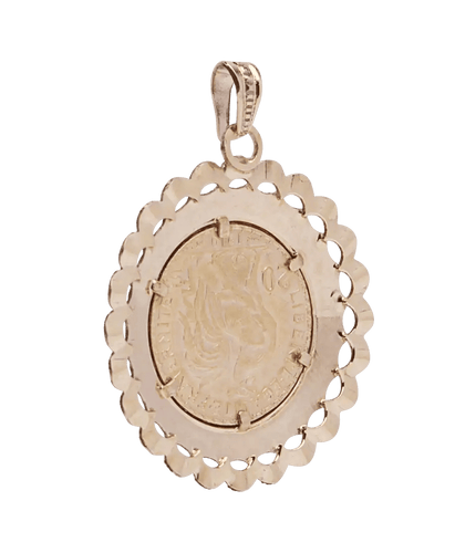 Pendentif J.C Chaplain Or rose 18K