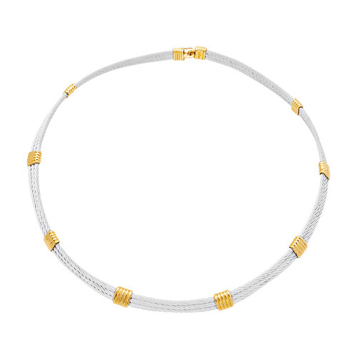 Collier Collier Fred vintage "Force 10", or jaune, acier. 58 Facettes 34733