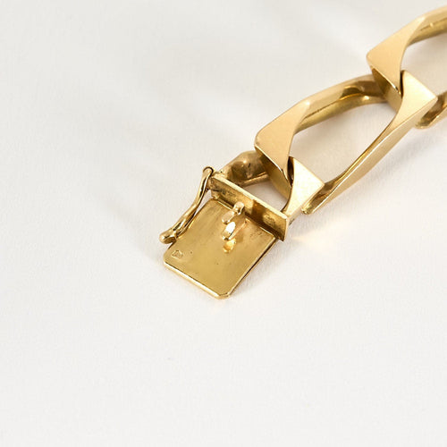 Bracelet Bracelet gourmette en or jaune 58 Facettes NAR0582