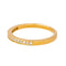 Bague 53.5 Bague Demi-alliance Or jaune Diamant 58 Facettes 4539264RV