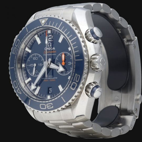 Montre Montre Omega Seamaster Planet Ocean Chronographe 600M 45,5mm Co-Axial Céramique Bleue 58 Facettes MT41350