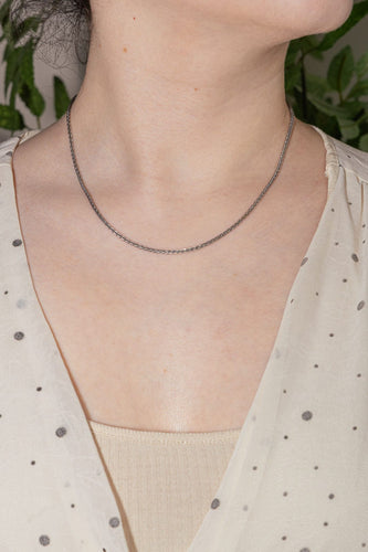 Collier Collier Maille palmier Or blanc 58 Facettes 3528937RV