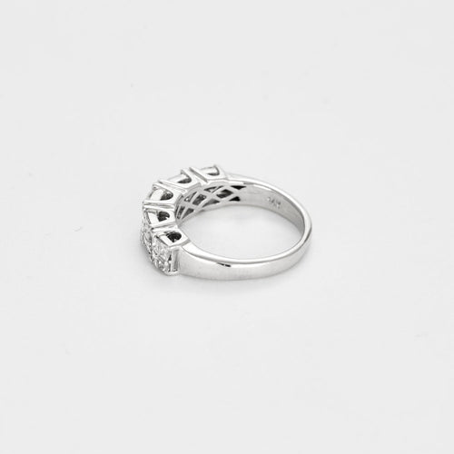 Bague 49.5 Bague la princesse en or blanc et diamants 58 Facettes LP264/13