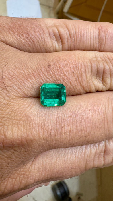 Émeraude de Colombie certifiée de 2,92 carats