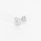Boucles d'oreilles Clous d'oreilles or blanc et diamants 58 Facettes 250384