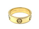 Bague 56 CARTIER. Collection "LOVE", Bague or jaune 18K 58 Facettes