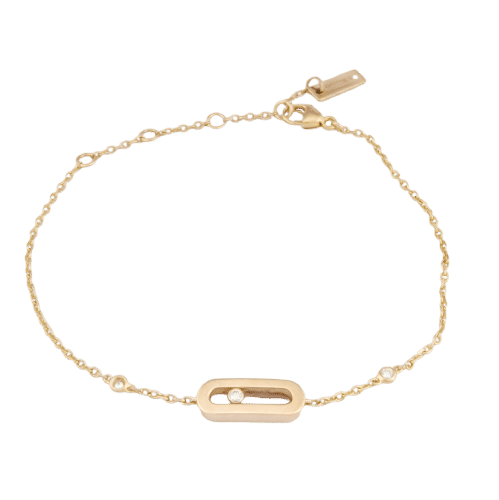 Bracelet Bracelet Messika Move Classique en or rose et diamants 58 Facettes 32301