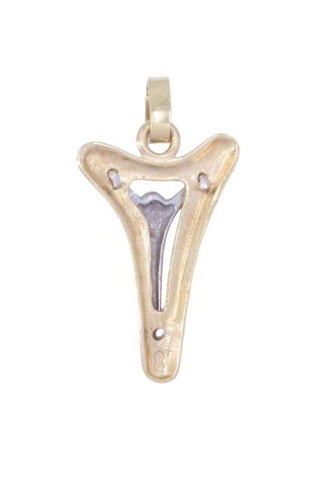 Pendentif Pendentif Croix moderne 58 Facettes 091921