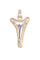 Pendentif Pendentif Croix moderne 58 Facettes 091921