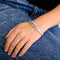 Bracelet Vintage Or Blanc Saphirs