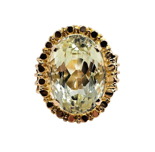 Bague 56 Bague Béryl vert 58 Facettes 599