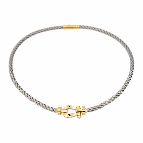 Collier Fred Collier Force 10 Acier, Or jaune 58 Facettes 4804959CN