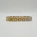 Bracelet Bracelet or blanc et jaune sertie de diamants 58 Facettes