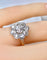 Bague 52 Bague marguerite or blanc, or rose et diamants 58 Facettes AB658