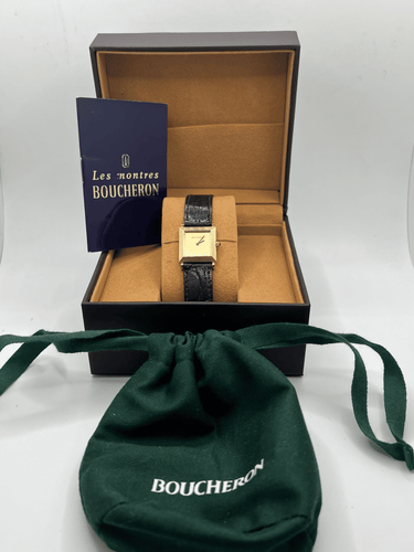 Montre Montre Boucheron Carrée or 18K 58 Facettes 00060201