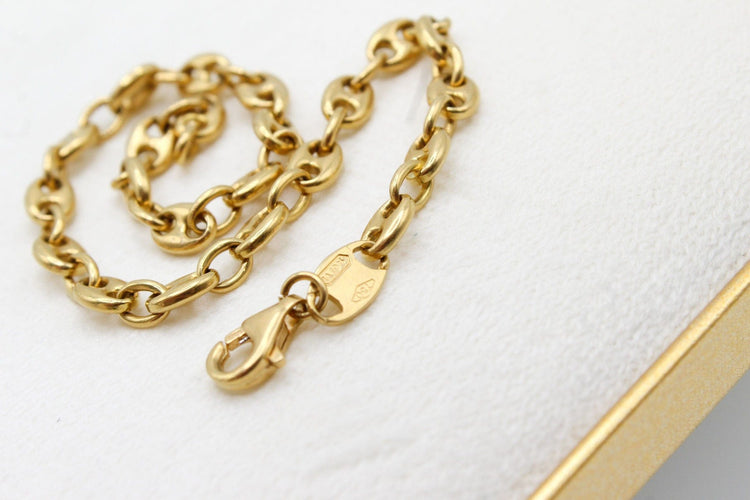 Bracelet maille grain de café