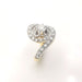 Bague 54 Bague tourbillon or et diamants 1.34 ct 58 Facettes