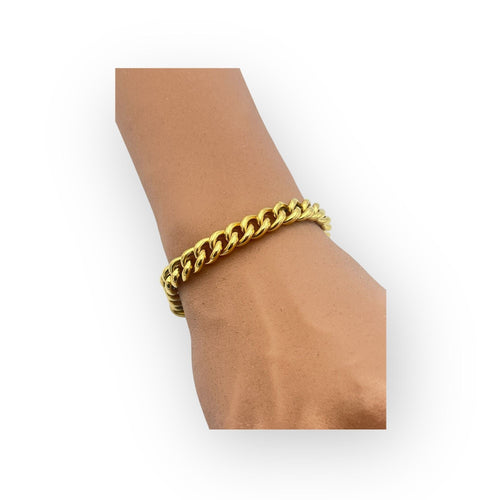 Bracelet Bracelet or 750 maille gourmette ronde 58 Facettes 149060580