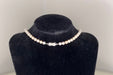 Necklace Art Deco cultured pearl necklace, silver clasp and pearl 58 Facettes