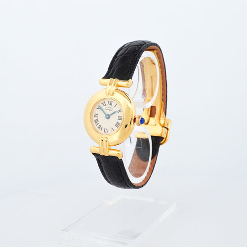 Montre Cartier Must Colisée - Ivory roman dial 58 Facettes