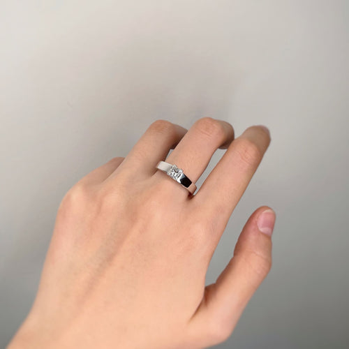 Bague 56 Solitaire - Diamant De 0,55 Carat 58 Facettes 210182R