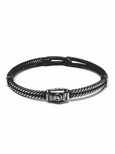 Bracelet David Yurman - Bracelet Argent Et Diamants 58 Facettes