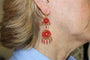 Boucles d'oreilles Boucles d'oreilles antiques en or corail 58 Facettes 7668