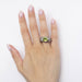 Bague 55 Bague en or, argent et péridot 58 Facettes D363899SO