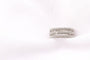 Bague Mauboussin - Bague Le Premier Jour 3 anneaux perlés en or blanc et diamants 58 Facettes 250354