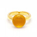 Bague 54 Bague en Or Jaune et Citrine 58 Facettes D361611UZ