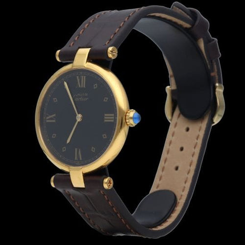 Montre Cartier Montre Must De Cartier Vermeil 58 Facettes MT41167