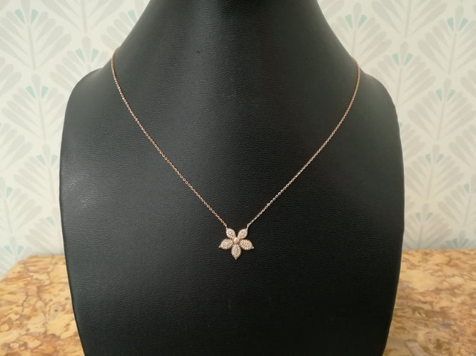 Collier Collier CASANERA Or et Diamants 58 Facettes