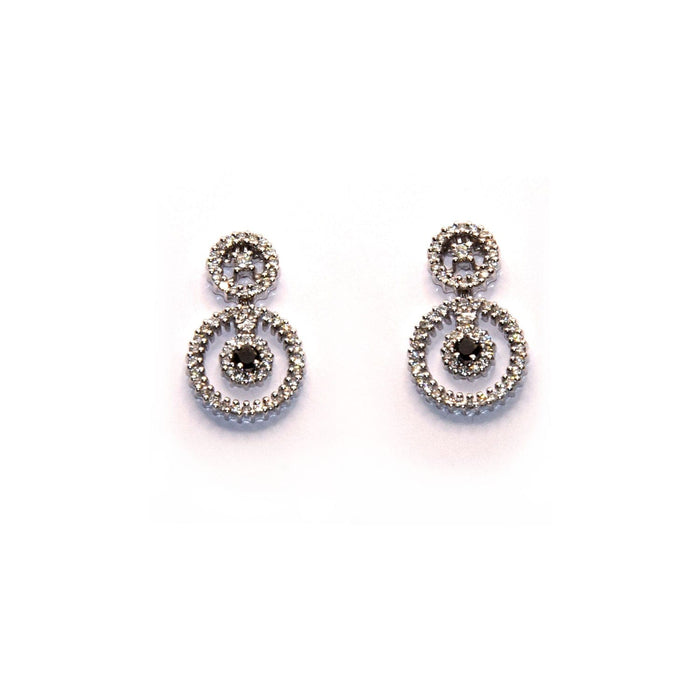 Boucles d'oreilles Boucles d'oreilles DAMIANI en or blanc et diamants 58 Facettes 0001