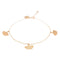 Bracelet Ginette NY Bracelet Gingko Or rose 58 Facettes 2682448CN