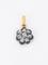 Pendentif Pendentif fleur Napoleon III or argent diamants taille ancienne 58 Facettes 965