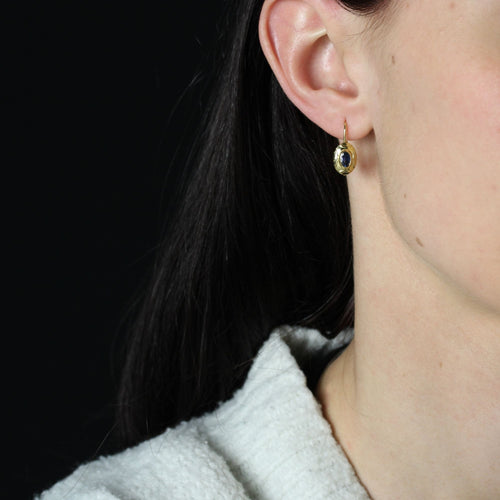 Boucles d'oreilles Boucles d'oreilles vintage saphirs 58 Facettes 24-195