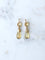 Boucles d'oreilles Anciennes boucles d'oreilles or jaune, goutte citrine - vers 1900 58 Facettes