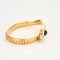 Bracelet Bracelet serpent articulé or jaune, rubis et lapis lazulli 58 Facettes BIA0926