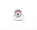 Bague Bague en or blanc avec rubis birman de 2,34 ct 58 Facettes