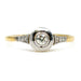 Bague 61.5 Bague cible en platine et diamants 58 Facettes 1D772EA2F0D041C9B4FACD9222DC6198