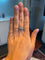 Bague 55 Bague géorgienne en platine et diamant 58 Facettes